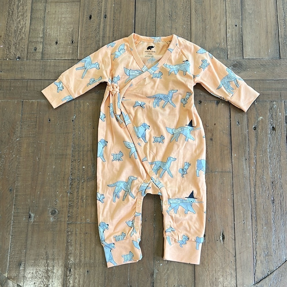 Monica + Andy Halloween dog romper nwt